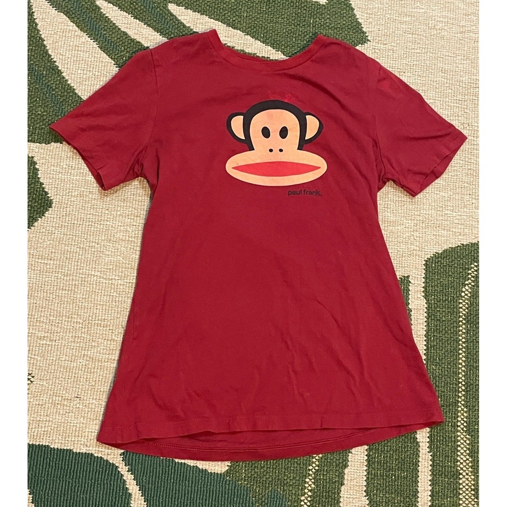 Paul Frank Monkey Red T Shirt y2k 2000's S/M